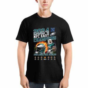 2024 East Champions Eagles Shirt 3 2024 East Champions Eagles Shirt