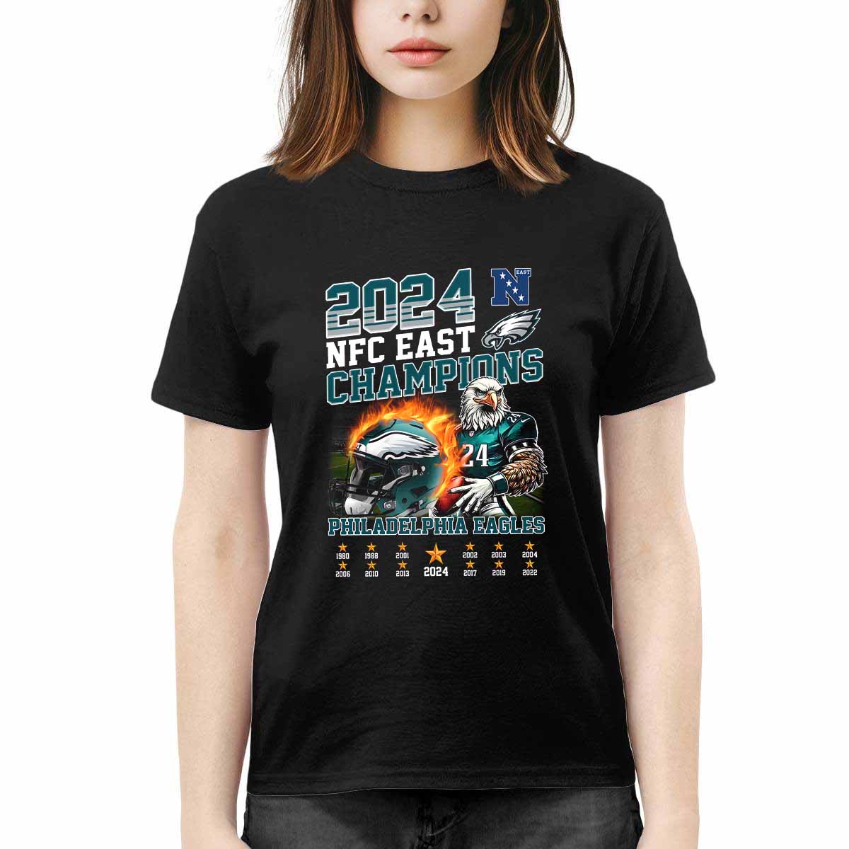 2024 East Champions Eagles Shirt 2024 East Champions Eagles Shirt