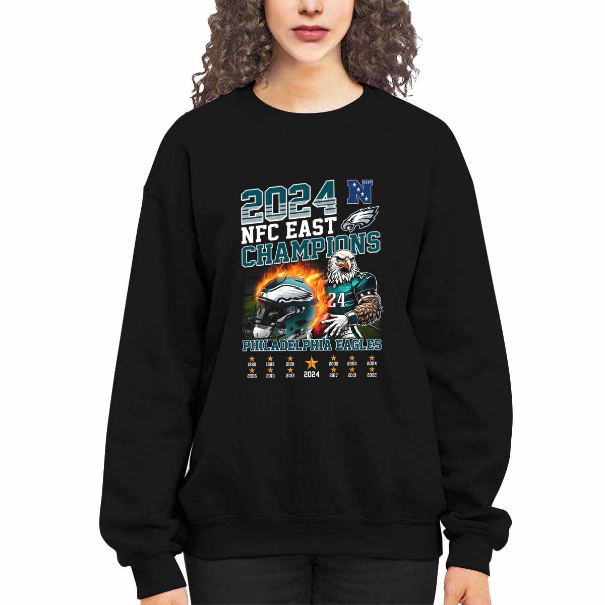 2024 East Champions Eagles Shirt 2024 East Champions Eagles Shirt