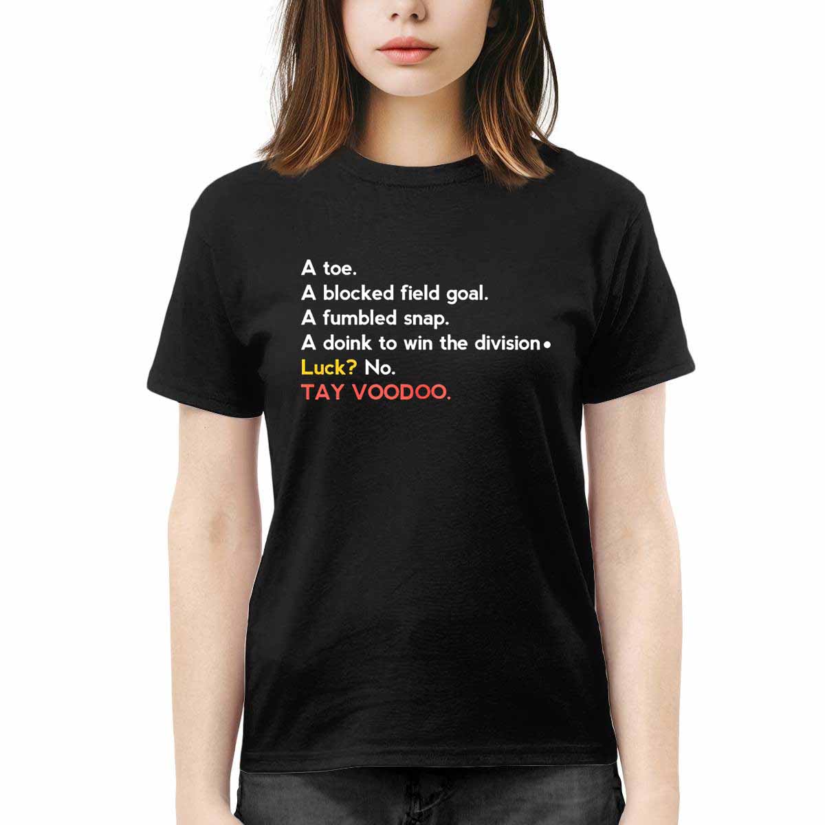 A Toe A Blocked Field Goal A Fumbled Snap A Doink To Win The Division Luck No TayvooDoo Shirt A Toe A Blocked Field Goal A Fumbled Snap A Doink To Win The Division Luck No TayvooDoo Shirt