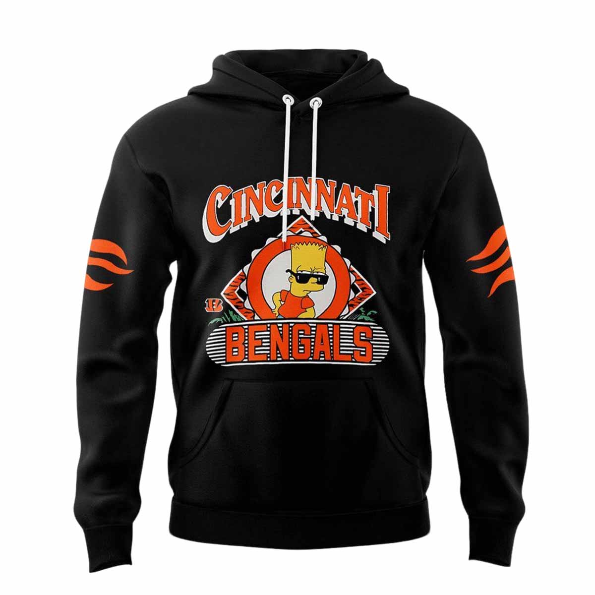 Bengals The Simpsons Bart Hoodie Bengals The Simpsons Bart Hoodie