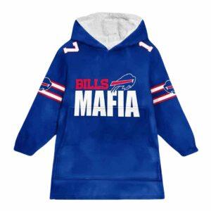 Bills Mafia Football Unisex Blanket Hoodie Bills Mafia Football Unisex Blanket Hoodie