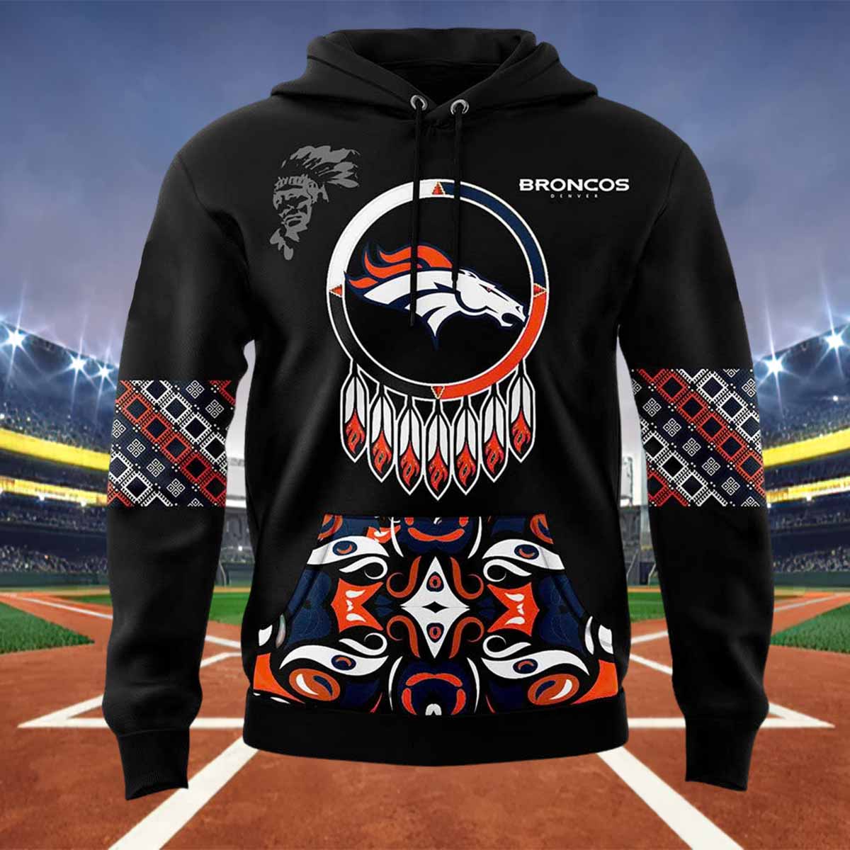 Broncos 2024 Native American Heritage Month Hoodie Broncos 2024 Native American Heritage Month Hoodie