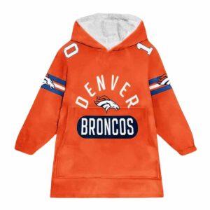 Broncos Nix 10 Football Blanket Hoodie Broncos Nix 10 Football Blanket Hoodie