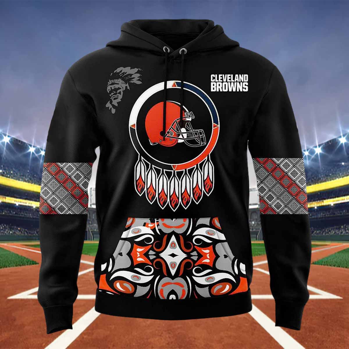 Browns 2024 Native American Heritage Month Hoodie Browns 2024 Native American Heritage Month Hoodie