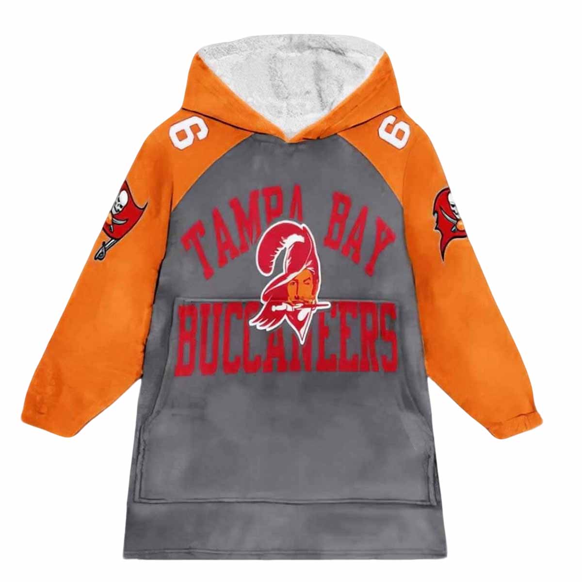 Buccaneers Mayfield 6 Football Unisex Blanket Hoodie Buccaneers Mayfield 6 Football Unisex Blanket Hoodie