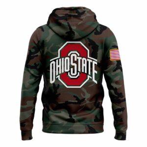 Buckeyes Camo 2024 Salute to Service Hoodie