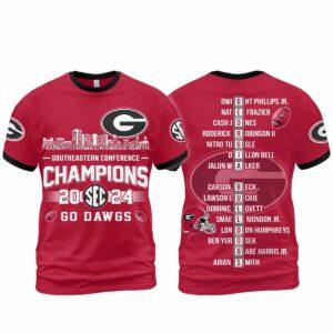 Bulldogs Go Dawgs SEC Champions Hoodie 2024 1 Bulldogs Go Dawgs SEC Champions Hoodie 2024