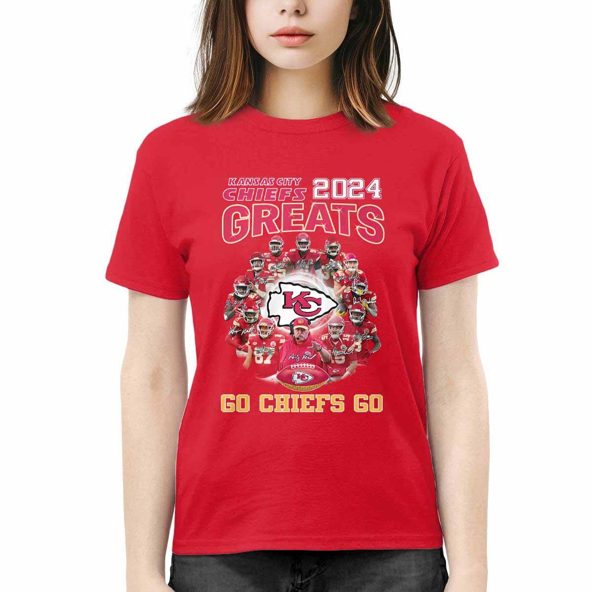 Chiefs 2024 Greats Go Chiefs Go Champions Shirt Chiefs 2024 Greats Go Chiefs Go Champions Shirt