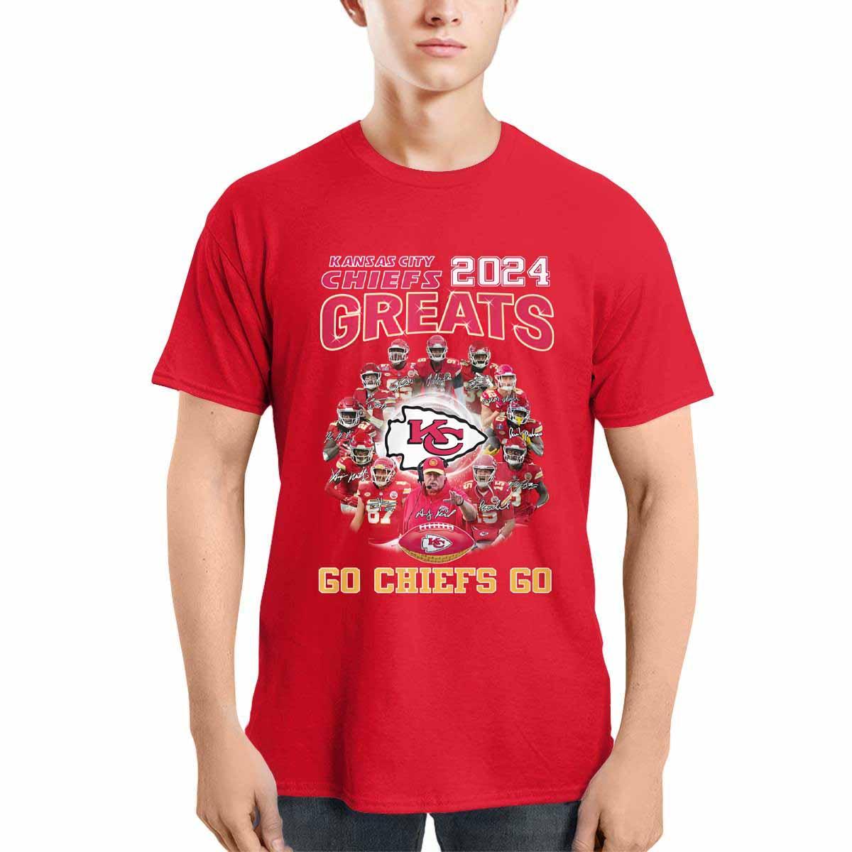 Chiefs 2024 Greats Go Chiefs Go Champions Shirt Chiefs 2024 Greats Go Chiefs Go Champions Shirt