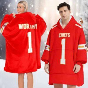 Chiefs Football Unisex Blanket Hoodie