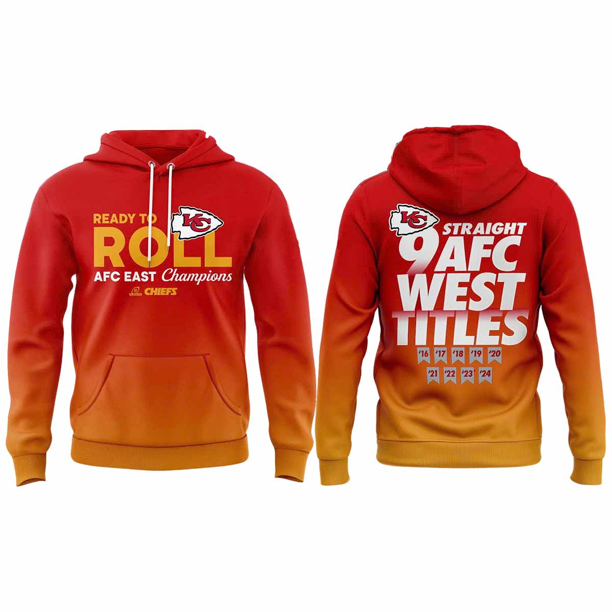 Chiefs Ready To Roll East Champions 2024 Hoodie Chiefs Ready To Roll East Champions 2024 Hoodie