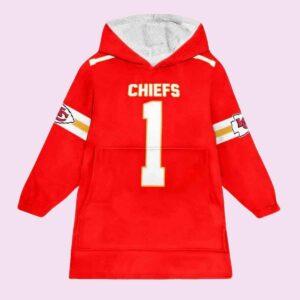 Chiefs Worthy 1 Football Unisex Blanket Hoodie