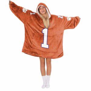 Clemson Football Blanket Hoodie