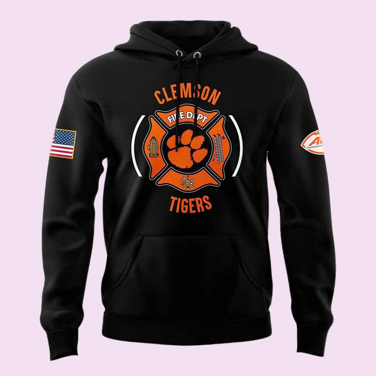 Clemson Tigers 2024 Firefighter Appreciation Night Hoodie Clemson Tigers 2024 Firefighter Appreciation Night Hoodie