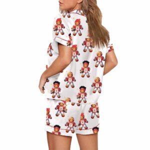Cookie Man KC Chiefs Football Pajama Set 1 Cookie Man KC Chiefs Football Pajama Set
