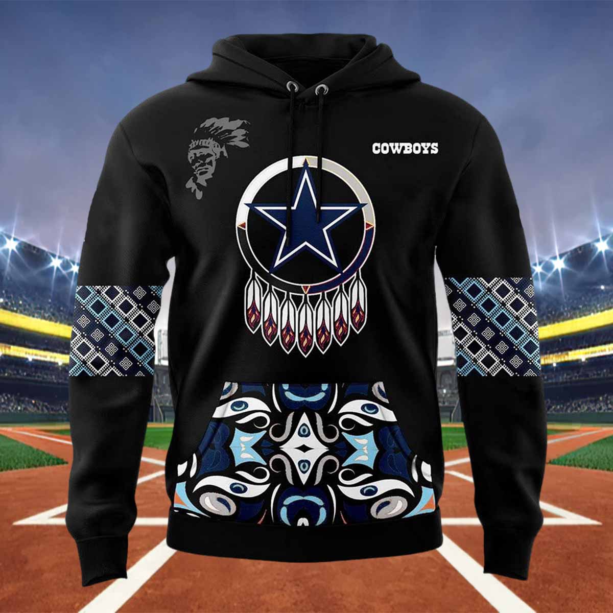 Cowboys 2024 Native American Heritage Month Hoodie Cowboys 2024 Native American Heritage Month Hoodie
