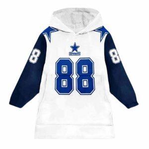 Cowboys Lamb 88 Football Unisex Blanket Hoodie Cowboys Lamb 88 Football Unisex Blanket Hoodie