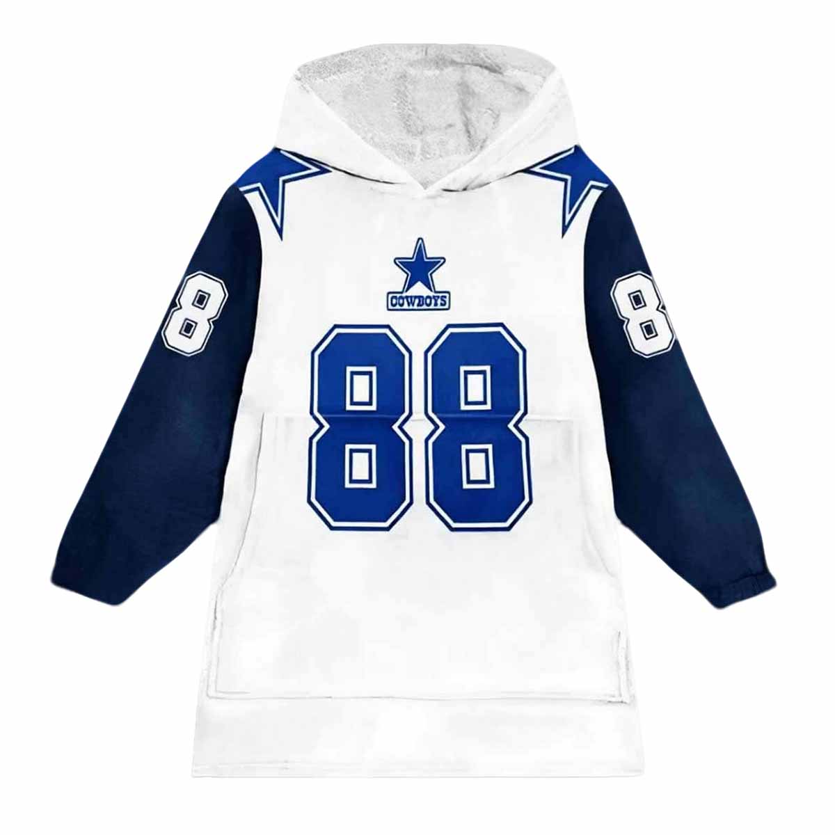 Cowboys Lamb 88 Football Unisex Blanket Hoodie Cowboys Lamb 88 Football Unisex Blanket Hoodie