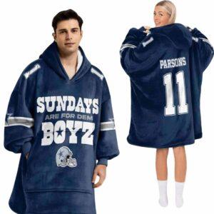 Cowboys Sundays Are For Dem Boyz Blanket Hoodie