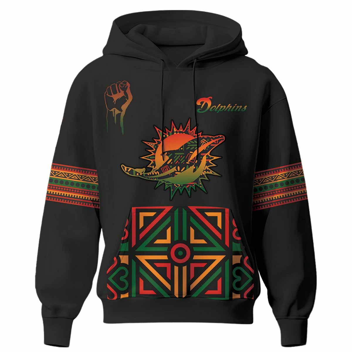 Dolphins Black History Month 2025 Hoodie Dolphins Black History Month 2025 Hoodie