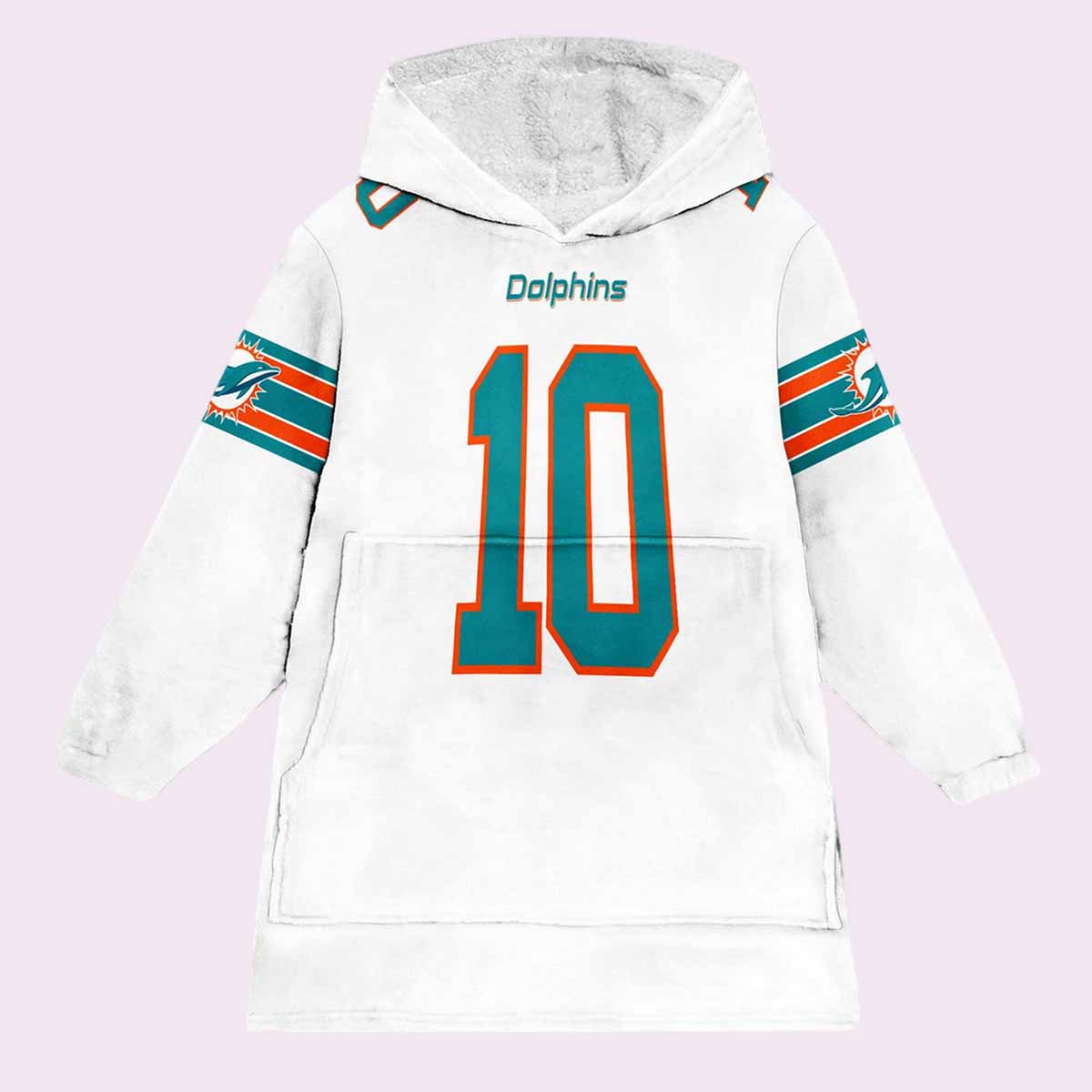 Dolphins Hill 10 Football Unisex Blanket Hoodie34 Dolphins Hill 10 Football Unisex Blanket Hoodie