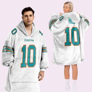 Dolphins Hill 10 Football Unisex Blanket Hoodie 1 Dolphins Hill 10 Football Unisex Blanket Hoodie34