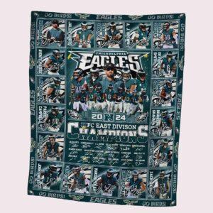 Eagles 2024 East Division Champions Blanket Eagles 2024 East Division Champions Blanket