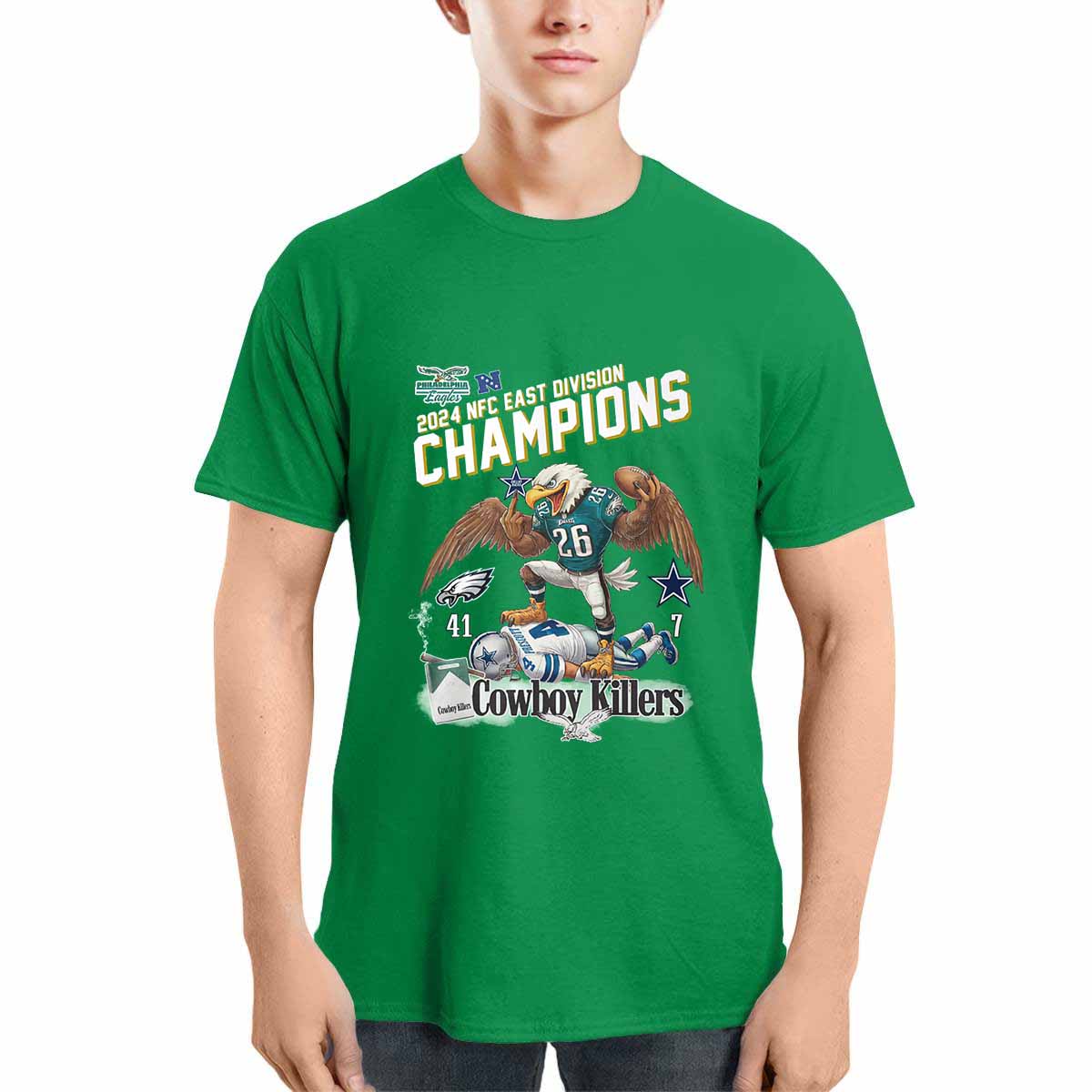 Eagles 2024 East Division Champions Cowboy Killers Shirt Eagles 2024 East Division Champions Cowboy Killers Shirt
