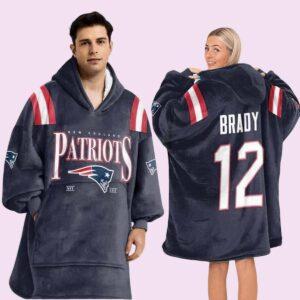 England Patriots Football Unisex Blanket Hoodie
