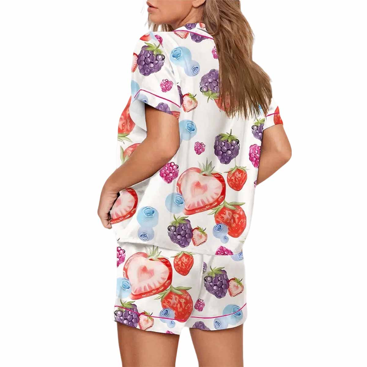 Fruit Print Pajama Set Fruit Print Pajama Set