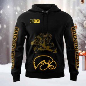 Hawkeye Football Back In Black Hoodie