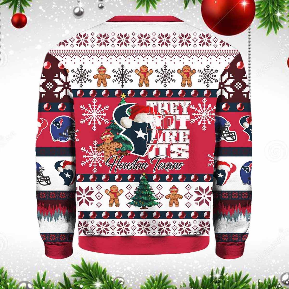 Houston They Not Like Us Ugly Christmas Sweater Houston They Not Like Us Ugly Christmas Sweater