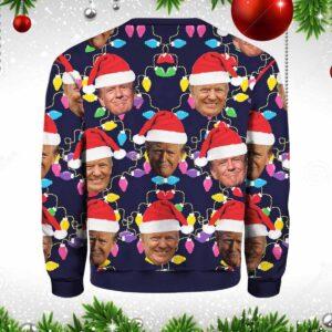 Humorous Trump Face Ugly Christmas Sweater 1 Humorous Trump Face Ugly Christmas Sweater
