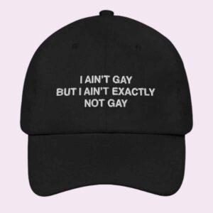 I Ain't Gay But I Ain't Exactly Not Gay Hat