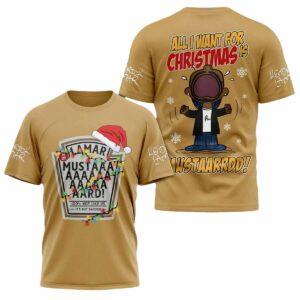 Kendrick Lamar All I Want For Christmas Is Mustard Shirt