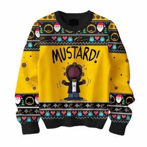 Kendrick Lamar Mustard Special Ugly Sweater Kendrick Lamar Mustard Special Ugly Sweater
