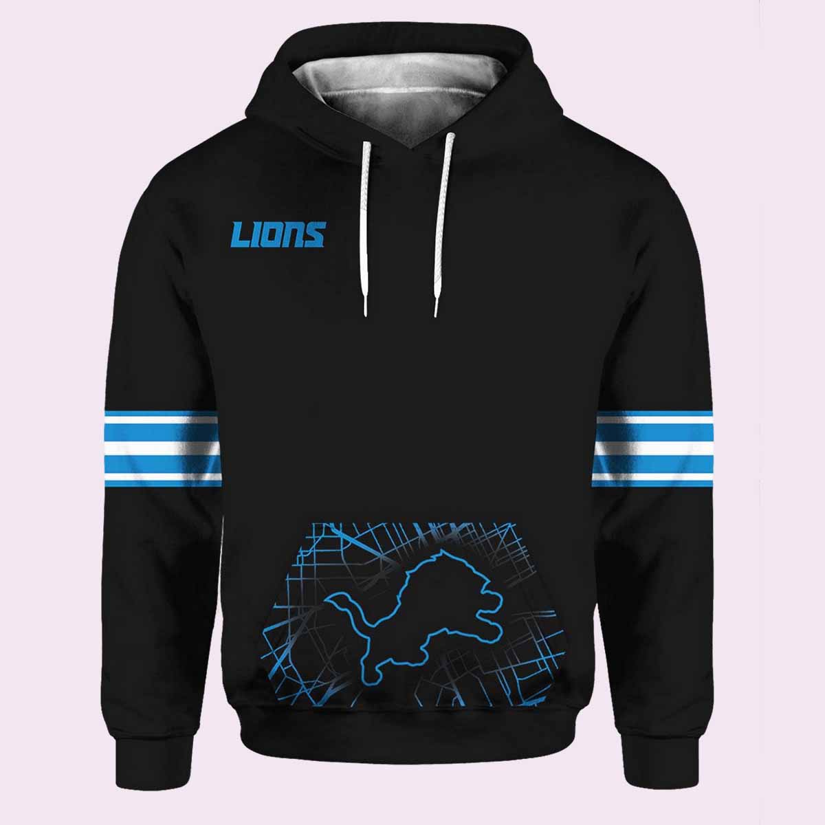 Lions 2024 Dark Knights Hoodie Lions 2024 Dark Knights Hoodie