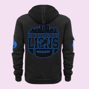 Lions Back In Black Quarter Zip Hoodie 1 Lions Back In Black Quarter Zip Hoodie