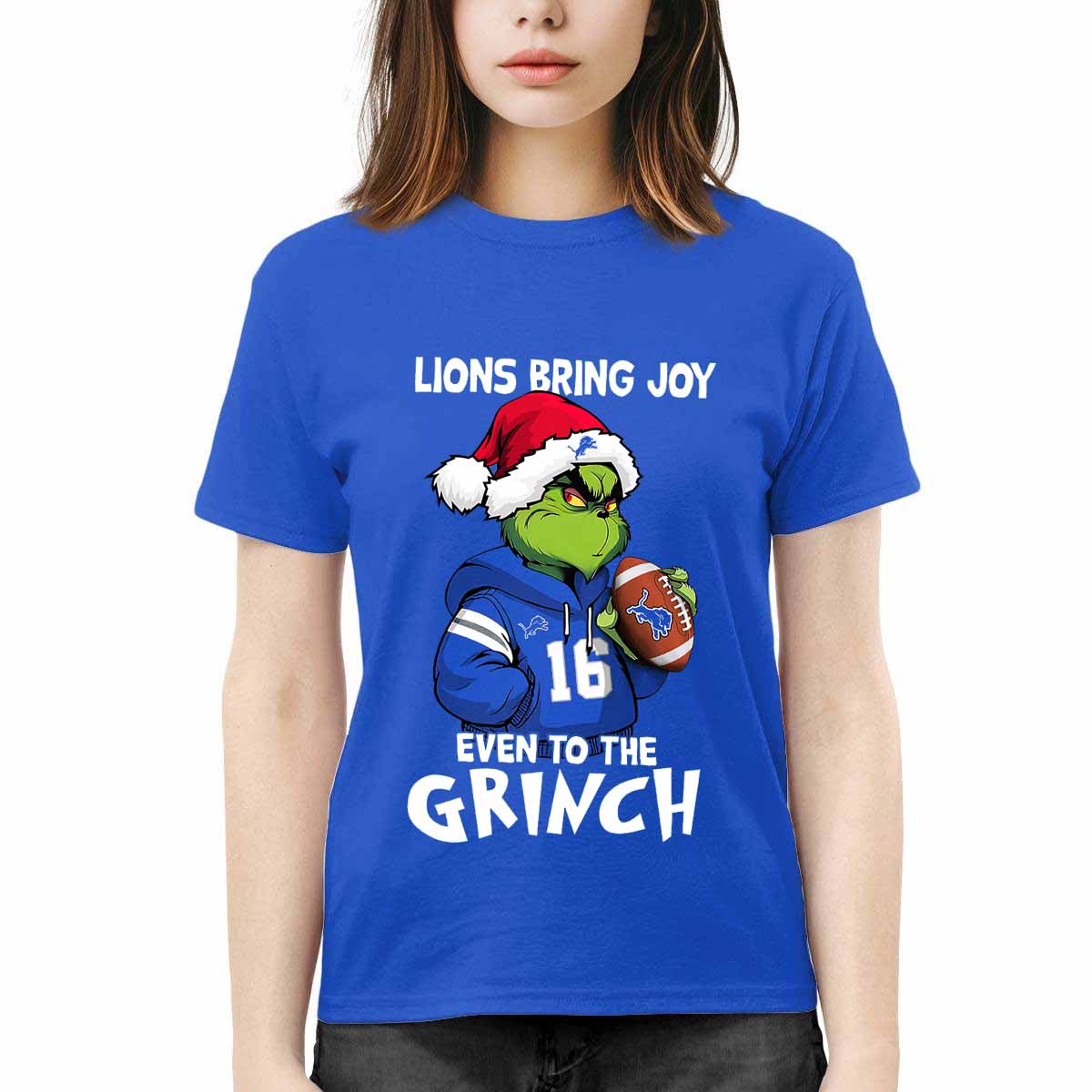 Lions Bring Joy Even To The Grnch Shirt Lions Bring Joy Even To The Grnch Shirt
