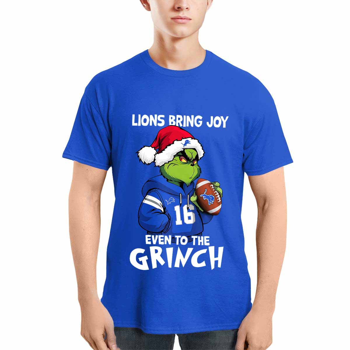 Lions Bring Joy Even To The Grnch Shirt Lions Bring Joy Even To The Grnch Shirt
