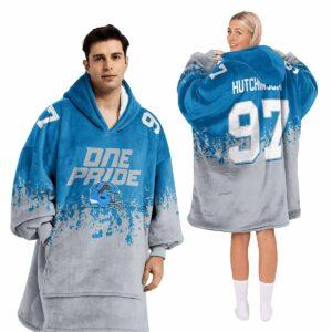 Lions One Pride Unisex Blanket Hoodie 1 Lions One Pride Unisex Blanket Hoodie