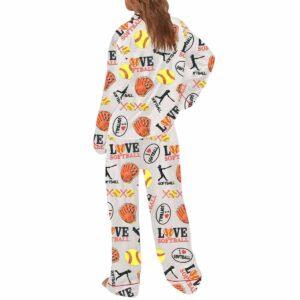 Love Softball Pajama Set 1 Love Softball Pajama Set