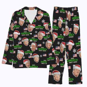 Make America Great Again Trump Face Pajama Set 1 Make America Great Again Trump Face Pajama Set