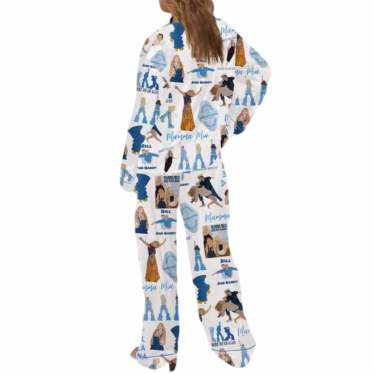 Mamma Mia Satin Pajama Set Mamma Mia Satin Pajama Set