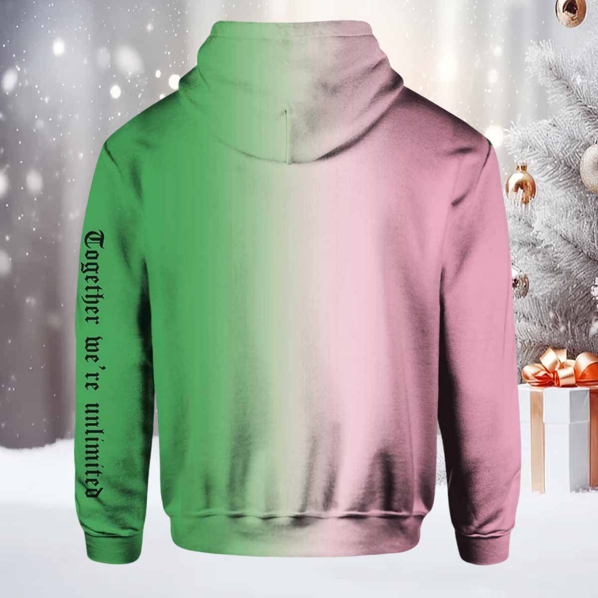 Movie-Inspired Pink Goes Good With Green Hoodie Movie-Inspired Pink Goes Good With Green Hoodie