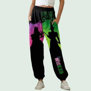 Movie Inspired Witch And Princess Print Casual Sweatpants Movie Inspired Witch And Princess Print Casual Sweatpants