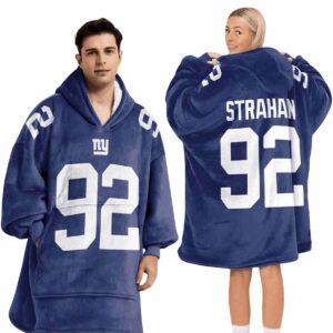 NY Giants Football Unisex Blanket Hoodie