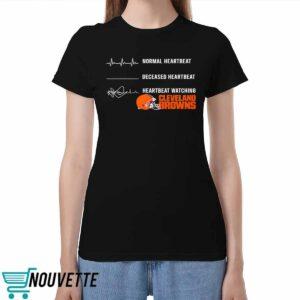 Normal Heartbeat Deceased Heartbeat Heartbeat Watching Browns Shirt Normal Heartbeat Deceased Heartbeat Heartbeat Watching Browns Shirt