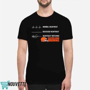 Normal Heartbeat Deceased Heartbeat Heartbeat Watching Browns Shirt 1 Normal Heartbeat Deceased Heartbeat Heartbeat Watching Browns Shirt